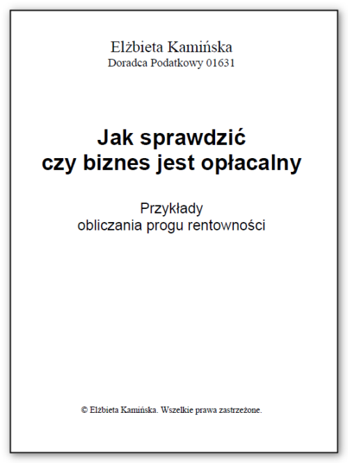 Jak sprawdzić czy biznes jest opłacalny
