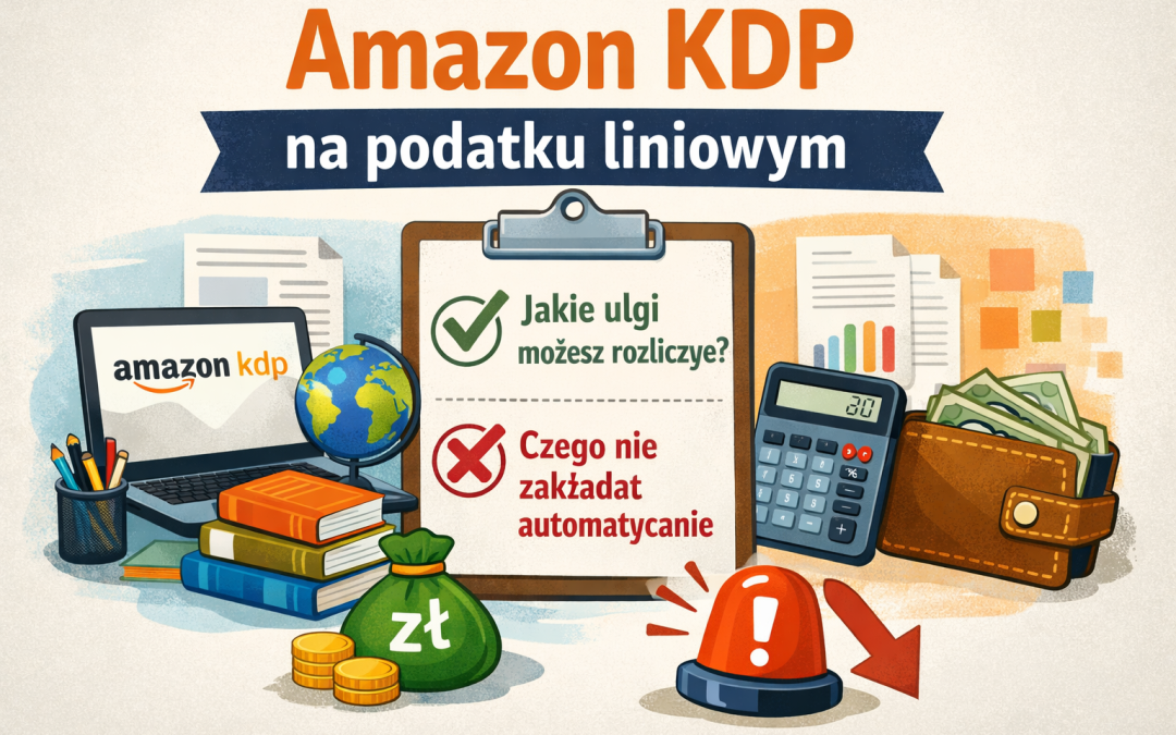 Amazon KDP na podatku liniowym